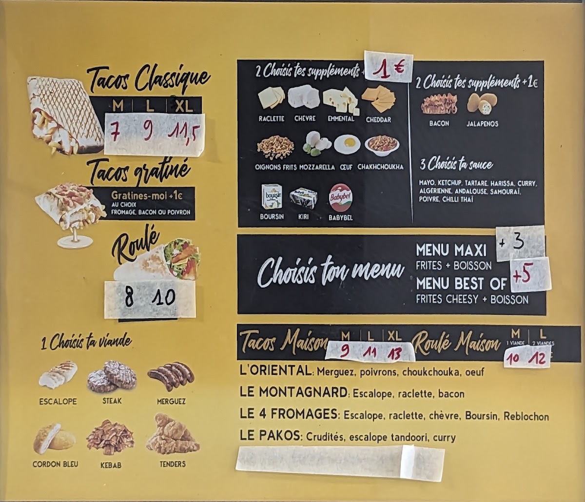 Menu Le Bw Montluel - French Tacos-4