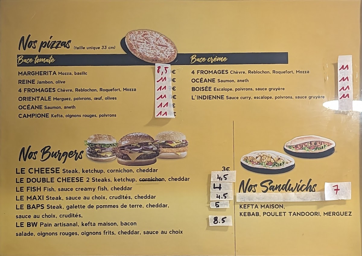 Menu Le Bw Montluel - French Tacos-5