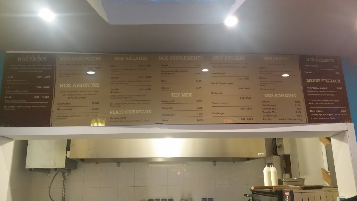 Menu Le Bw Montluel - French Tacos-8